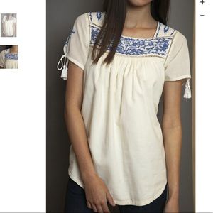 Kimes Ranch embroidered shirt blouse